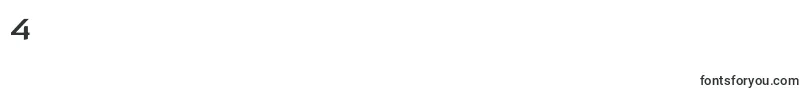フォントThresixt2 – フォント数字4