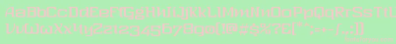 Thresixt2 Font – Pink Fonts on Green Background