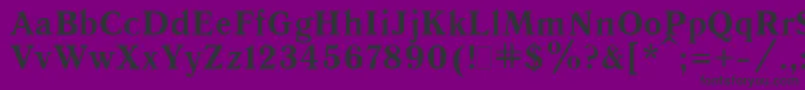 QuantAntiquaBold.001.001 Font – Black Fonts on Purple Background