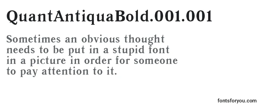 Шрифт QuantAntiquaBold.001.001