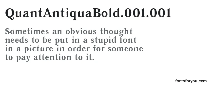 QuantAntiquaBold.001.001 Font