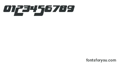 HuggyBearItalic font – Fonts For Numbers