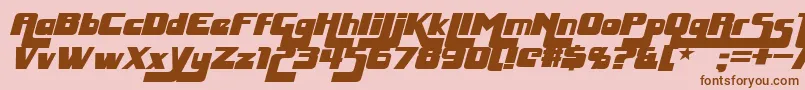 More about HuggyBearItalic Font HuggyBearItalic Font – Brown Fonts on Pink Background