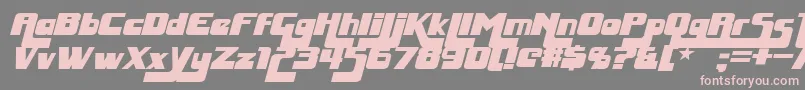 More about HuggyBearItalic Font HuggyBearItalic Font – Pink Fonts on Gray Background