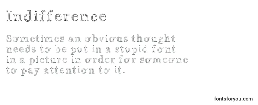 Indifference Font