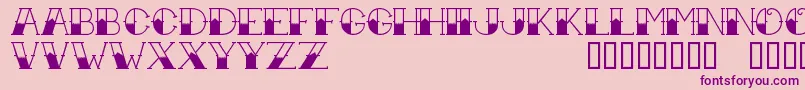 TattooInk-Schriftart – Violette Schriften auf rosa Hintergrund