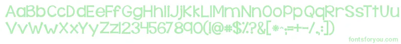Kgbehindthesehazeleyes Font – Green Fonts