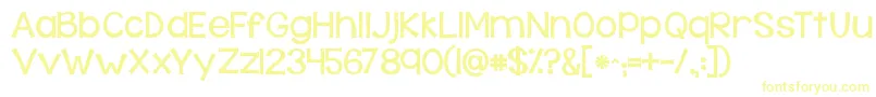 Kgbehindthesehazeleyes Font – Yellow Fonts