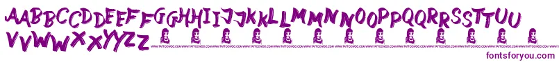 StreetWild-Schriftart – Violette Schriften