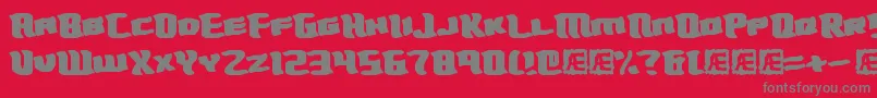 Подробнее о шрифте TurmoilBrk Шрифт TurmoilBrk – серые шрифты на красном фоне