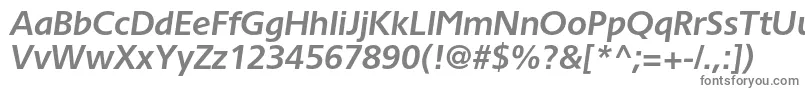 フォントTornadocBolditalic – 白い背景に灰色の文字