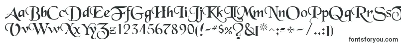 Шрифт ToloisiRegular – широкие шрифты
