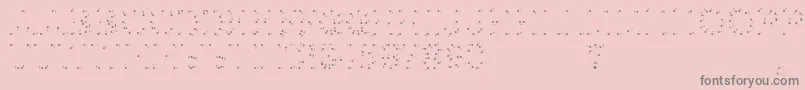 Więcej informacji o czcionce Opointeafaire Czcionka Opointeafaire – szare czcionki na różowym tle