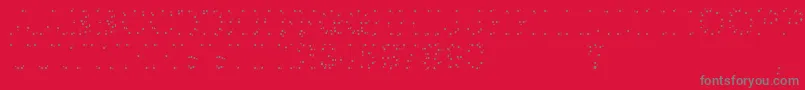 Шрифт Opointeafaire – серые шрифты на красном фоне