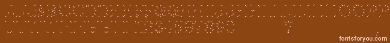 Шрифт Opointeafaire – розовые шрифты на коричневом фоне