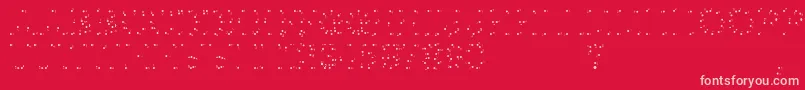 Opointeafaire Font – Pink Fonts on Red Background