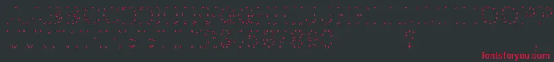 Opointeafaire Font – Red Fonts on Black Background