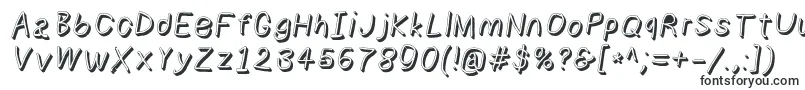 Numbbunnyshdita-fontti – Alkavat N:lla olevat fontit