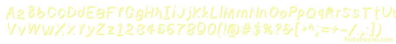 Numbbunnyshdita Font – Yellow Fonts