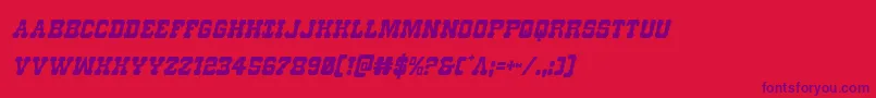 fuente Usmarshalcondital – Fuentes Moradas Sobre Fondo Rojo