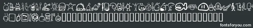 Tombots Font – White Fonts on Black Background