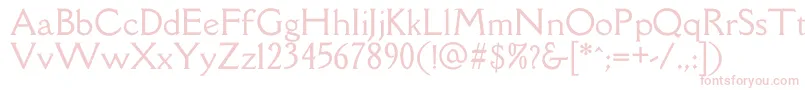 Шрифт DellarespiraRegular – розовые шрифты