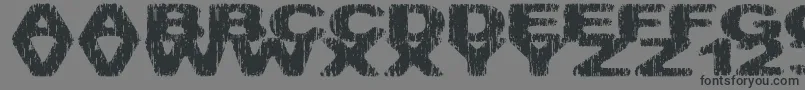 Hatchetm Font – Black Fonts on Gray Background