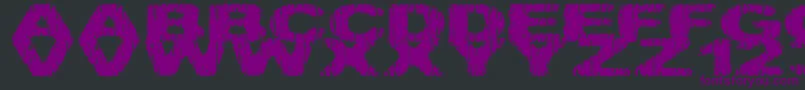 Weitere Informationen zur Hatchetm-Schriftart Hatchetm-Schriftart – Violette Schriften auf schwarzem Hintergrund