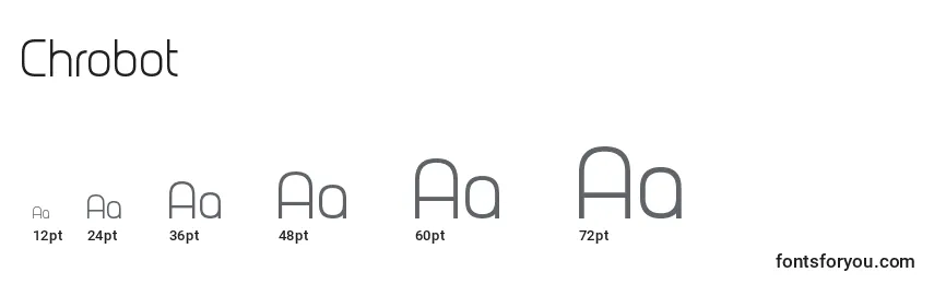 Chrobot Font Sizes