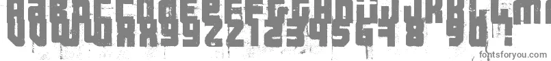 Шрифт 3ThehardWayRmx – серые шрифты