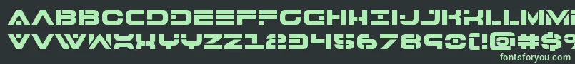 Lisätietoja 7thservicebold-fontista 7thservicebold-fontti – vihreät fontit mustalla taustalla