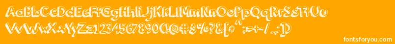Подробнее о шрифте BmdOrangeJuice Шрифт BmdOrangeJuice – белые шрифты на оранжевом фоне