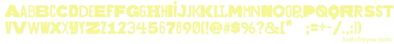 Bakuninregular Font – Yellow Fonts