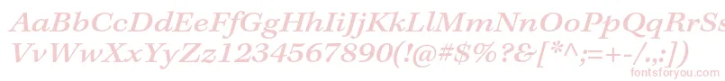 KeplerstdMediumextitcapt Font – Pink Fonts on White Background