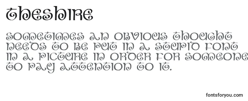 Theshire Font