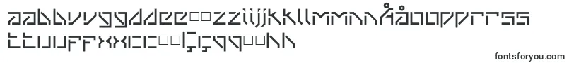 Шрифт VanbergerStencil – узбекские шрифты