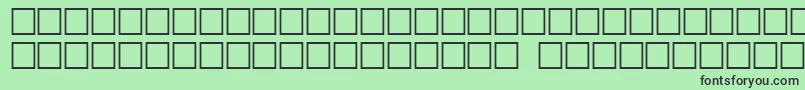 Griffdinshiopt Font – Black Fonts on Green Background