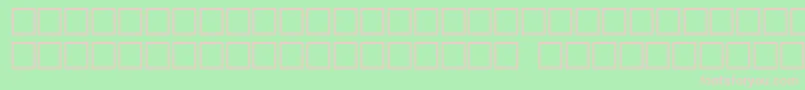 Griffdinshiopt Font – Pink Fonts on Green Background