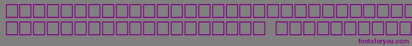 Шрифт Griffdinshiopt – фиолетовые шрифты на сером фоне