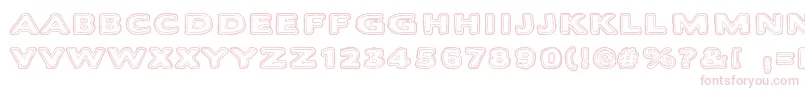 Bakesaurus Font – Pink Fonts on White Background