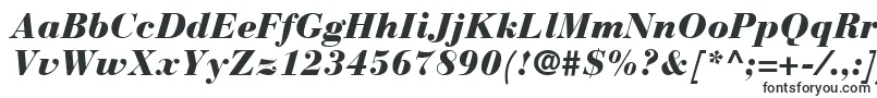 BauerBodoniBlackItalic-fontti – Fontit Macille