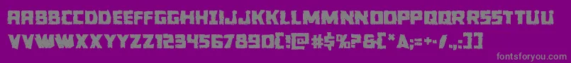 Colossusjag Font – Gray Fonts on Purple Background