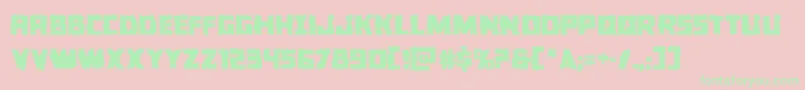 Colossusjag Font – Green Fonts on Pink Background