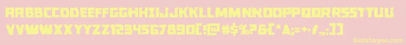 Colossusjag Font – Yellow Fonts on Pink Background