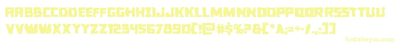 Colossusjag Font – Yellow Fonts on White Background