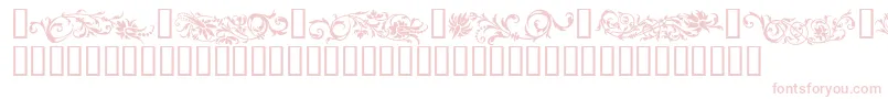 フォントFlowo – 白い背景にピンクのフォント