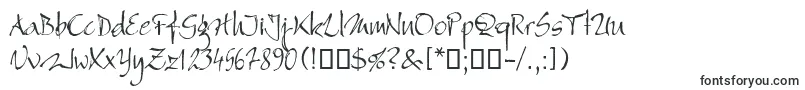 Bambino-fontti – Käsinkirjoitetut fontit
