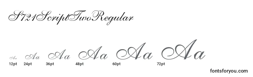 S721ScriptTwoRegular Font Sizes