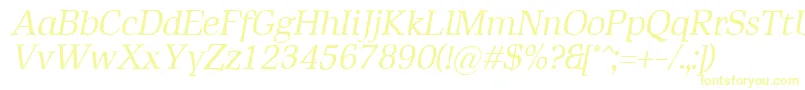 RustikaItalic Font – Yellow Fonts