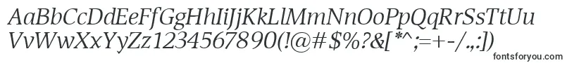 DevinItalic-fontti – kirjafontit